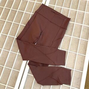 Lululemon Brown High-Waisted Leggings